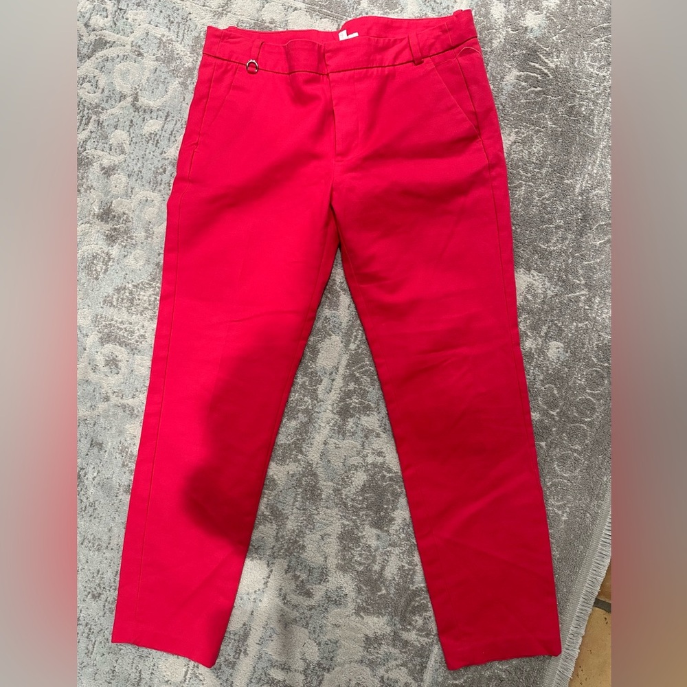A.L.C. Red Wide Leg Pants